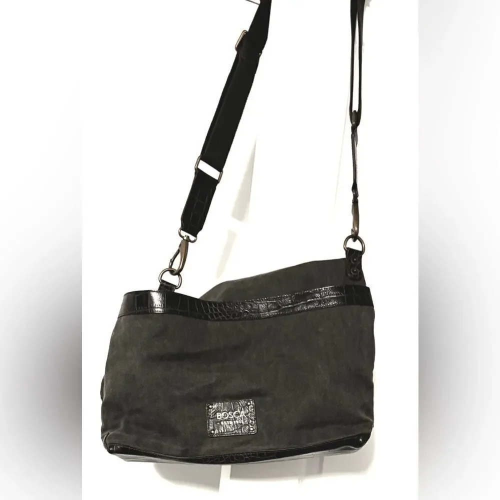 Bosca Attache Brief Case Correspondent Bag